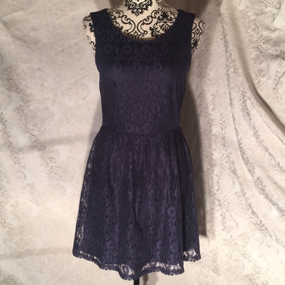 Navy blue Lacey sundress